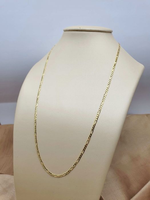 Złoty łańcuszek figaro 4,61g P.585 50cm