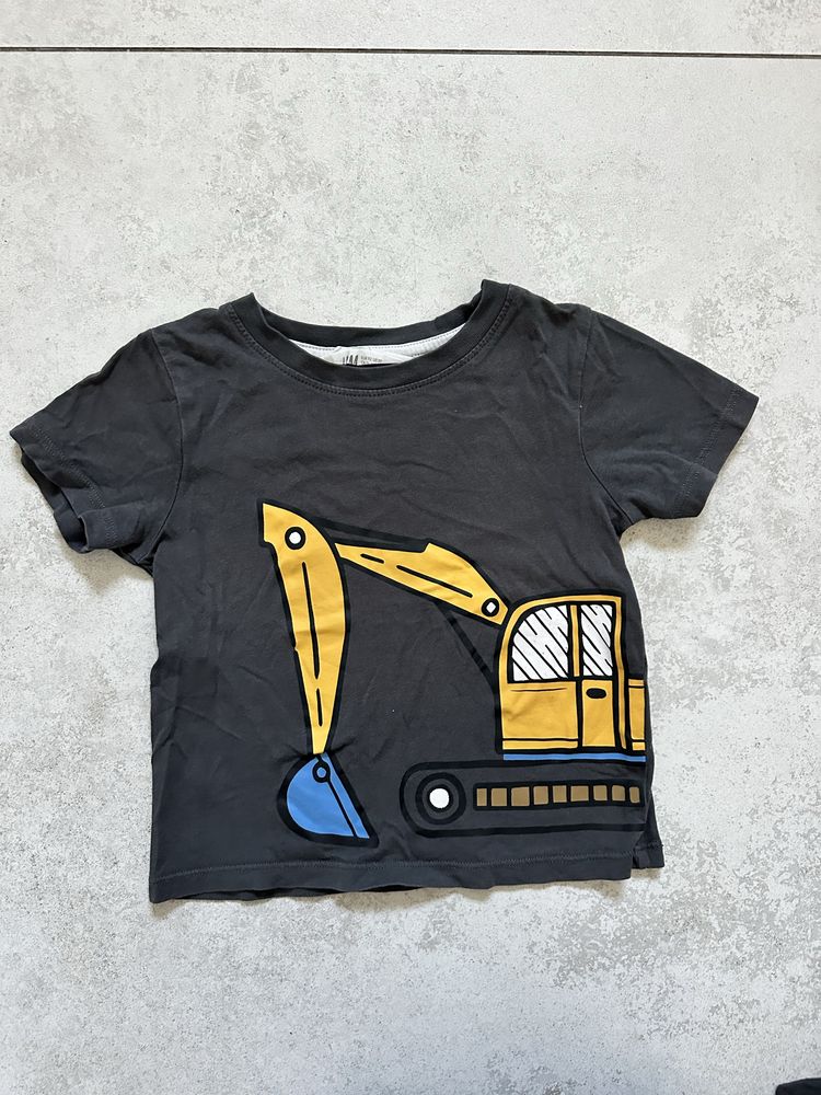 Koszulka t-shirt koparka hm 86