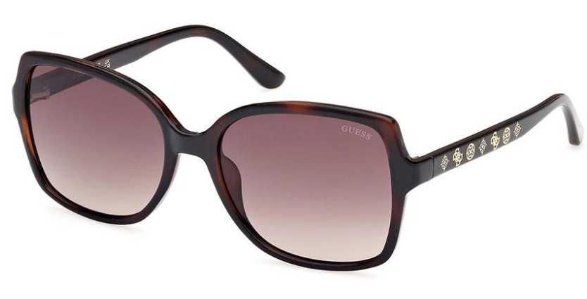 Okulary przeciwsłoneczne Guess GU00100 brązowe panterki 52F