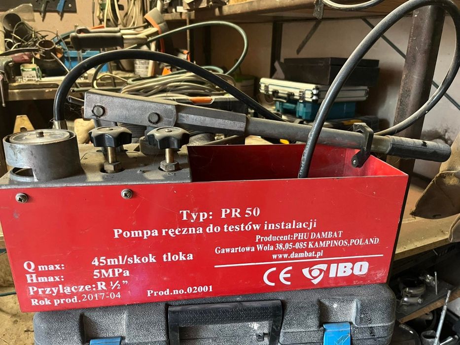 Pompa ręczna do testów instalacji PR50