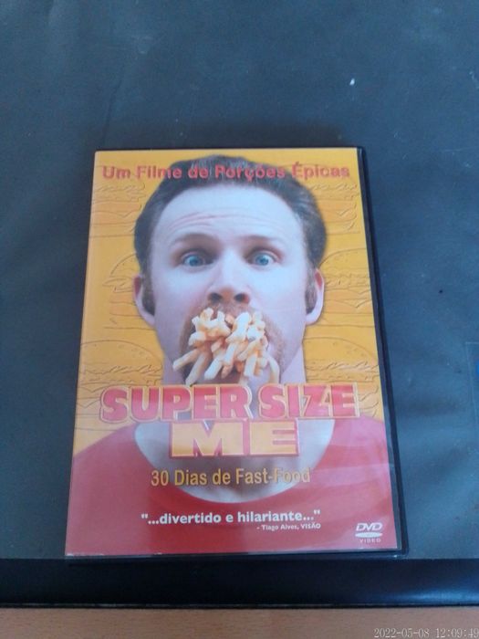 DVD Super Size Me Hamburger McDonald's Supersize Filme Morgan Spurlock