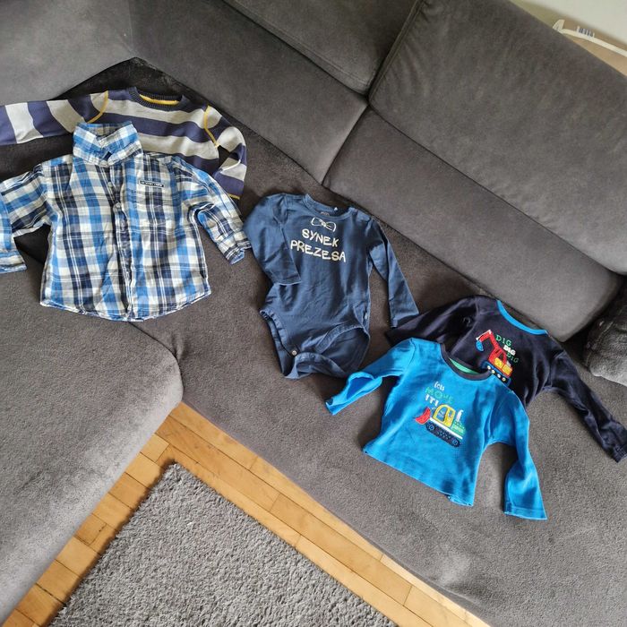 Paka ubranka dla chłopca od 80 do 98