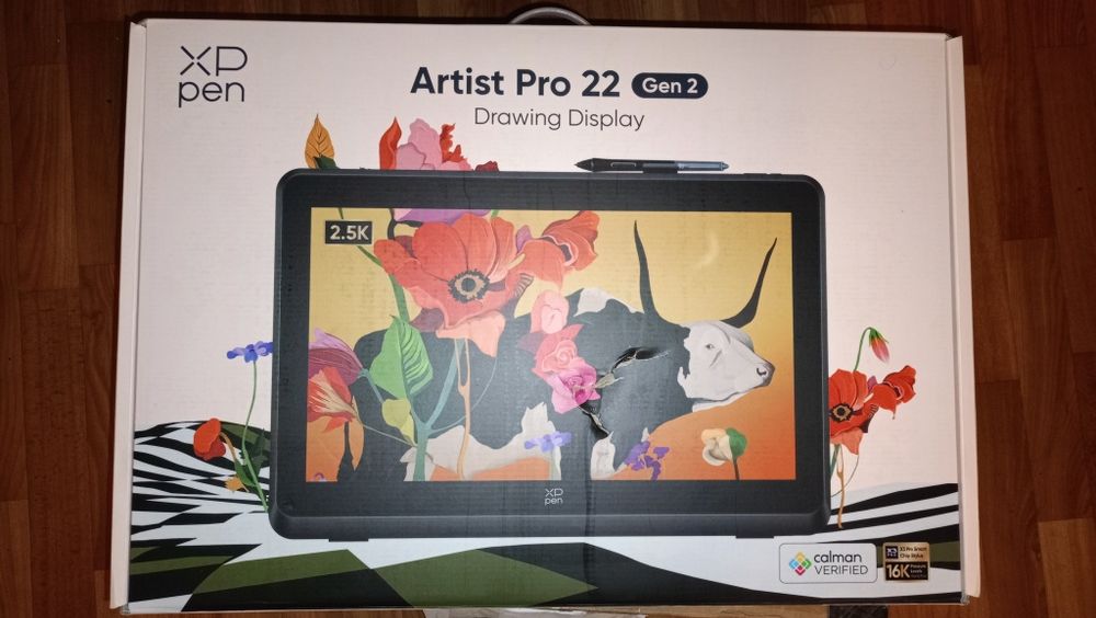 Продаю графический планшет XP-Pen Artist 22 Pro (Gen 2)
• 22" QHD (256