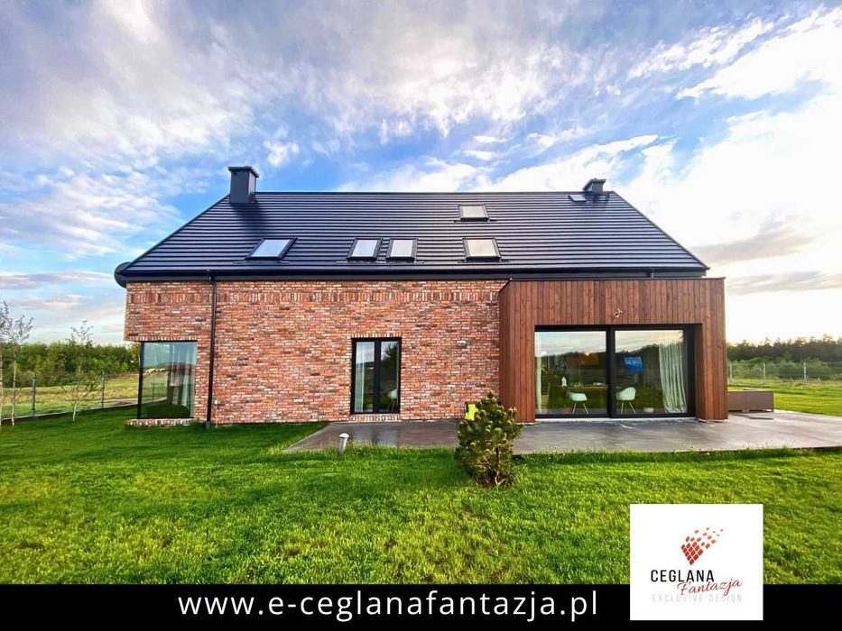 Cegła na Ścianę Elewacje Płytki Ceglane Dekoracyjne Ozdobne Lico Cegły