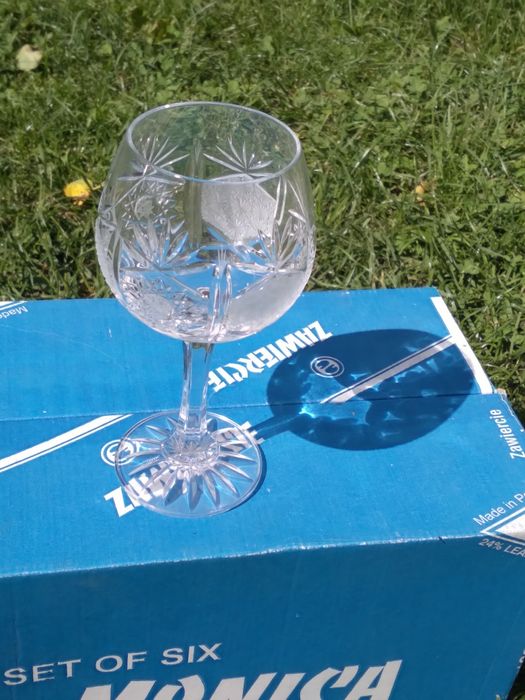 Kieliszki do wina kryształowe
