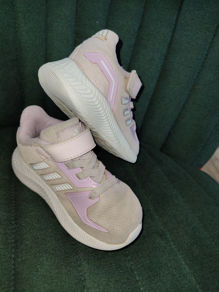 Buty adidas r. 22 lila różowe