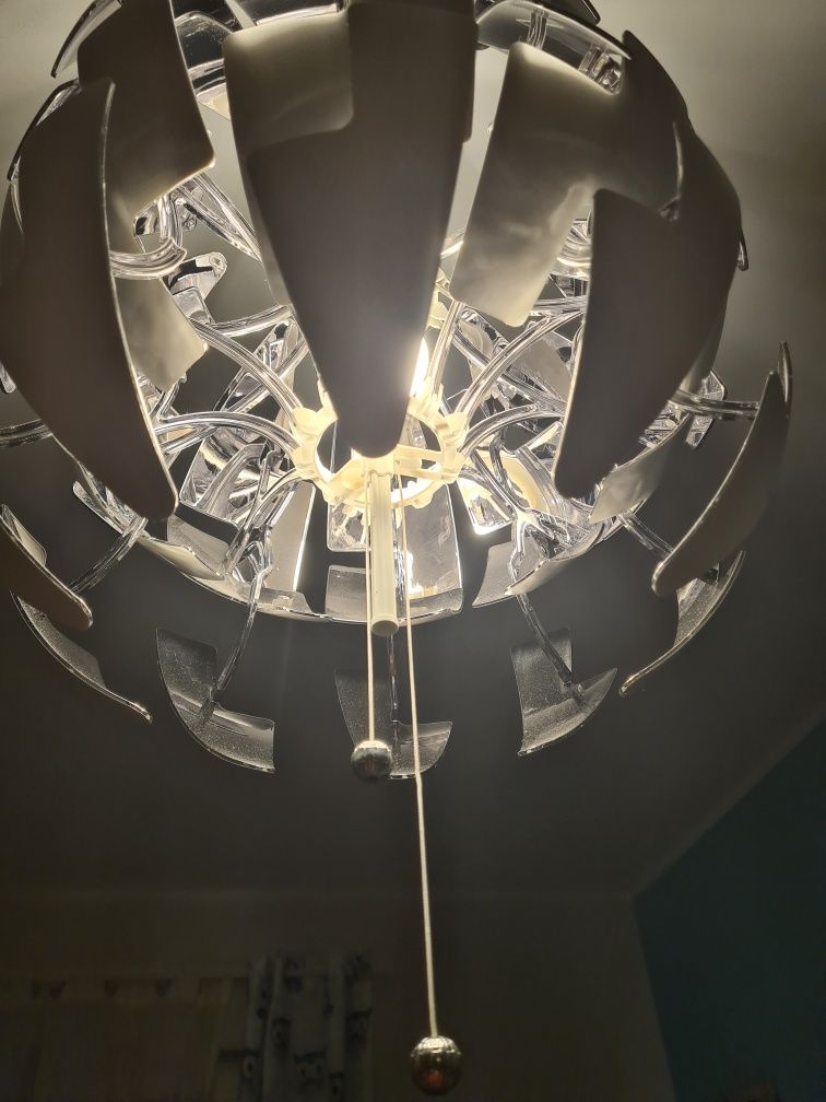 Lampa Ikea srebrna odbiór osobisty