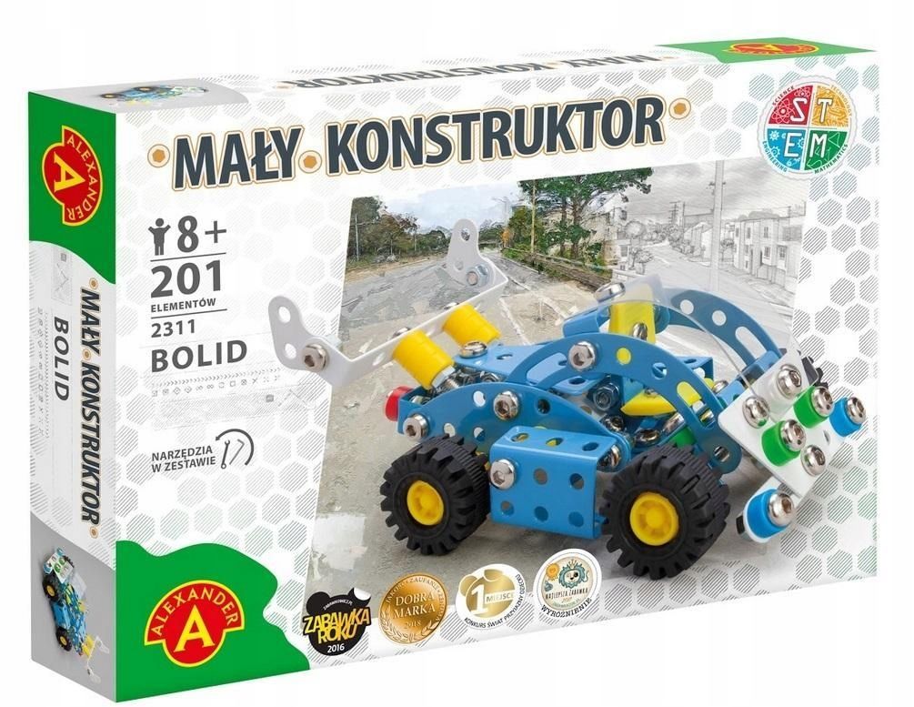 Mały Konstruktor - Bolid Alex, Alexander