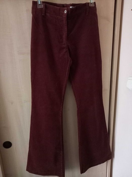 Zestaw sztruksowy damski brązowy!