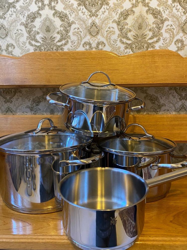 Tefal,Столові набори WMF,Набори кастрюль Tefal,WMF,Silit,скороварка