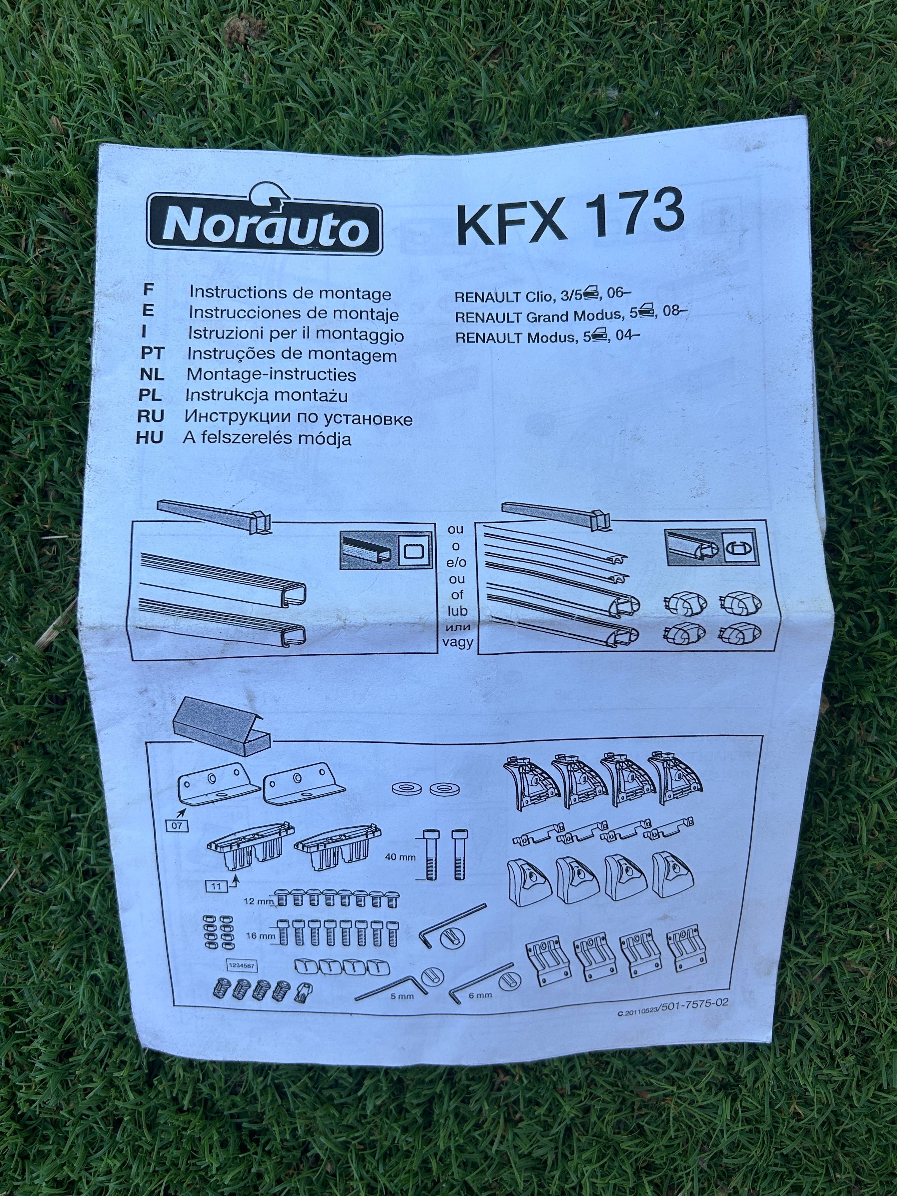 Barras para Renault Clio 3