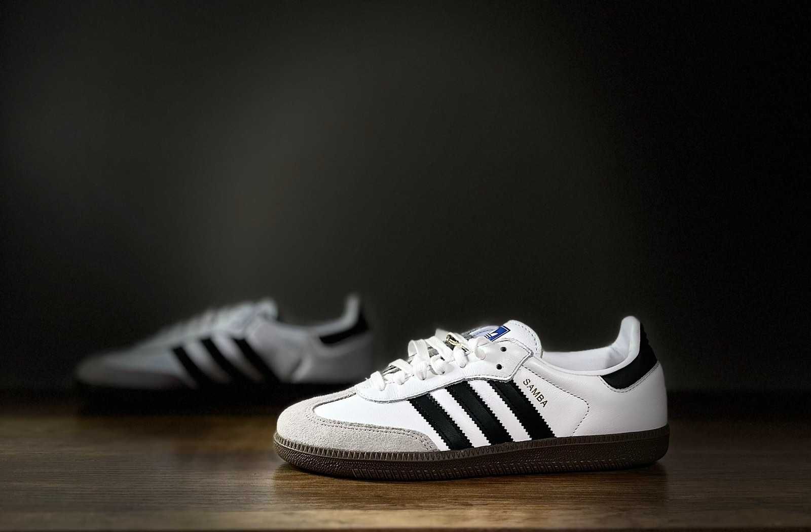 Adidas Samba OG "Cloud/Core Black/Gum "