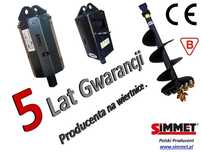 Simmet  Wiertnica hydrauliczna do minikoparki, koparka 5 LAT GWARANCJI SIMMET®