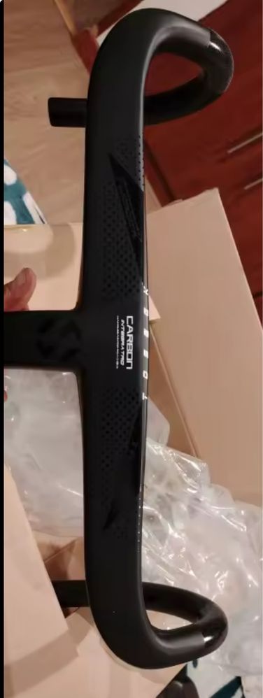 Toseek tr5500 guiador integrado de estrada novo 400por 90mm