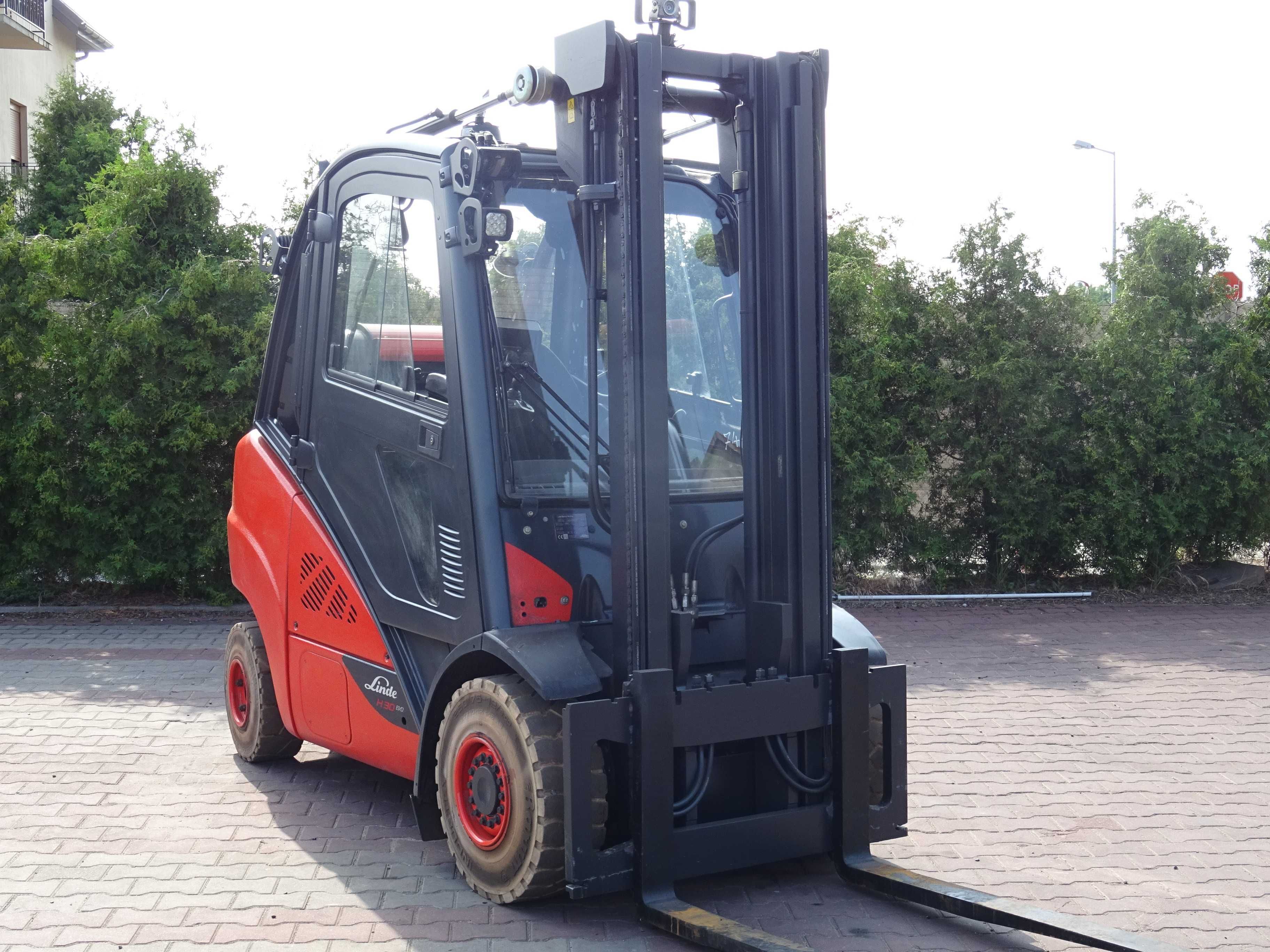 Wózek widłowy Linde H30T-02 LPG 2016r. Kabina