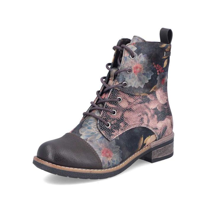 Botki w kwiart - Rieker - r: 36, 37, 38, 39, 40, 41,