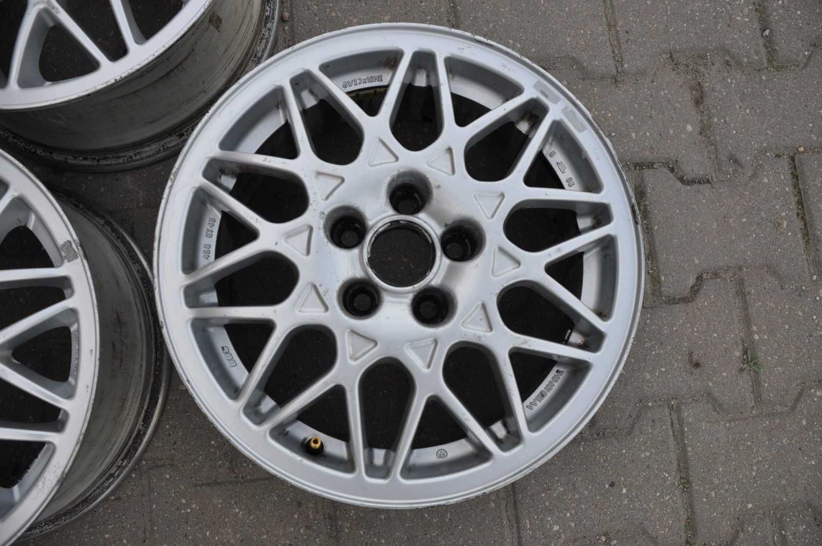 Felgi BBS 458 Vw Golf 3 VR6 Corrado 6.5Jx15H2 ET43 5x100 1H0'601025AA