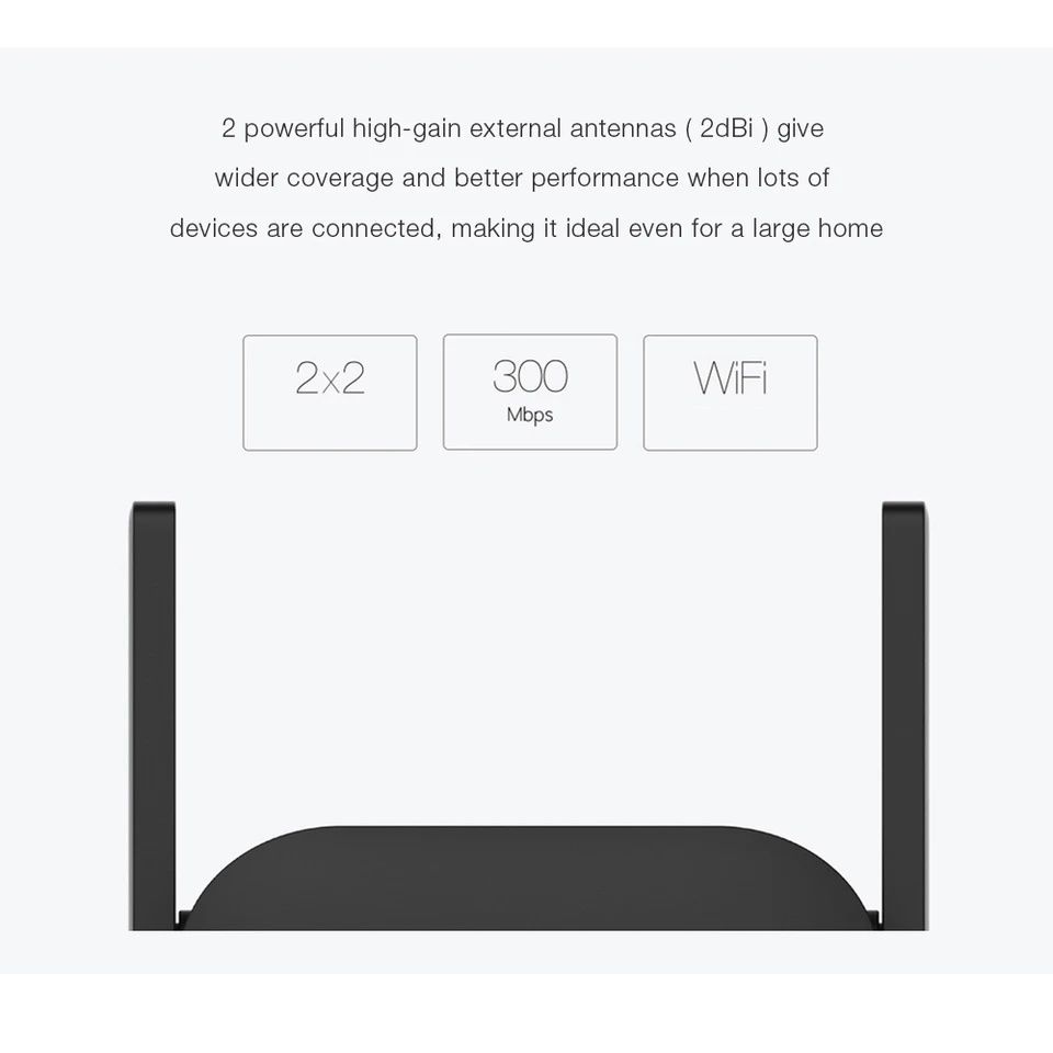 Підсилювач, ретранслятор Xiaomi Mi Wi-Fi Range Extender  Pro