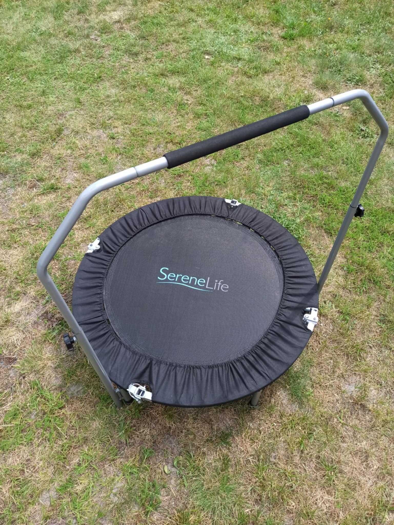 Mini Trampolina 36"/40" SereneLife  z regulowanym uchwytem