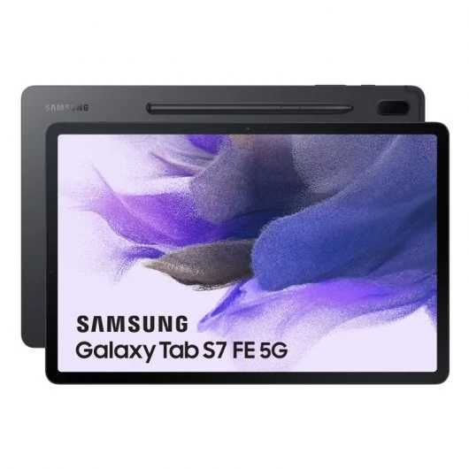 Tablet Samsung Galaxy S7 FE 5G 12,4", 4GB, 64GB - Preto + S Pen (NOVO)