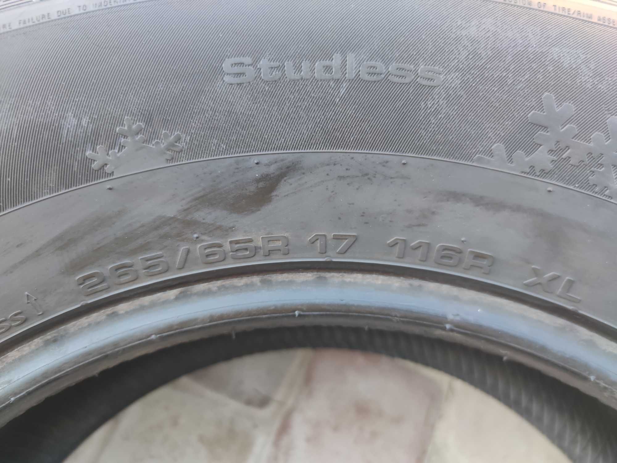 Комплект зимней резины Kumho 265/65R17