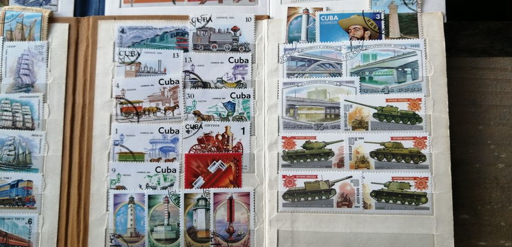 Марки коллекционные комплект 100 штук