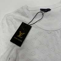 РАСПРОДАЖА ДО -40% Женская футболка Louis Vuitton белая черная s-xxl