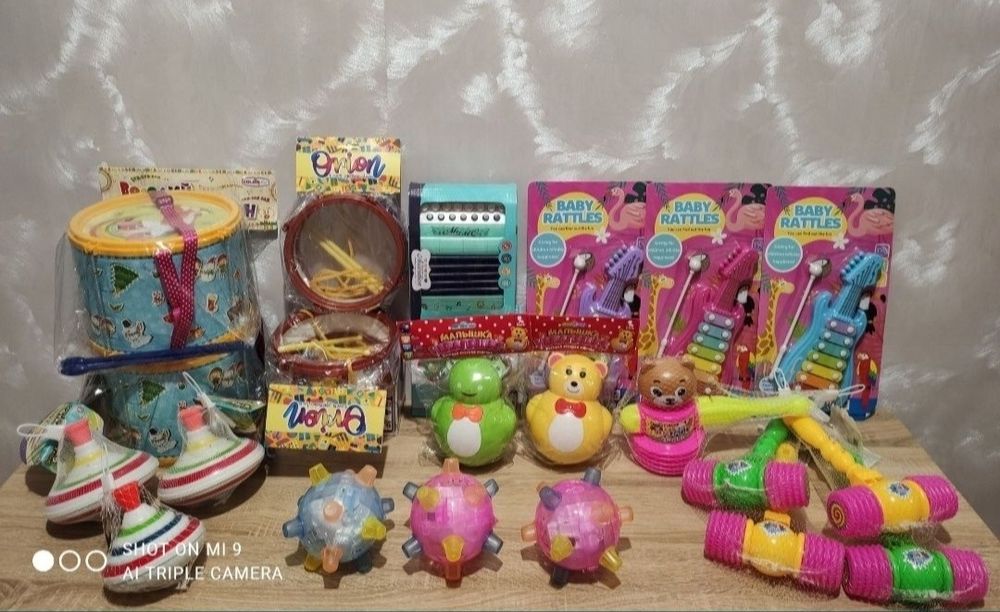 Детский музыкальный Самолёт Юла Робот Конструктор