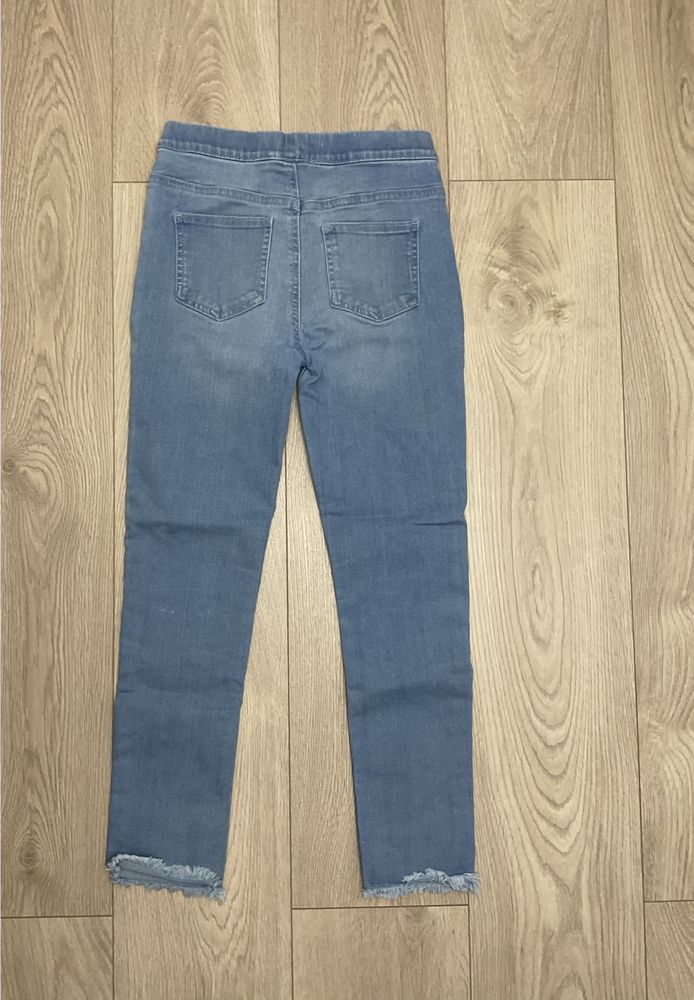 Jegginsy spodnie jeansowe dziewczęce wciągane jak gerty 152cm jegger