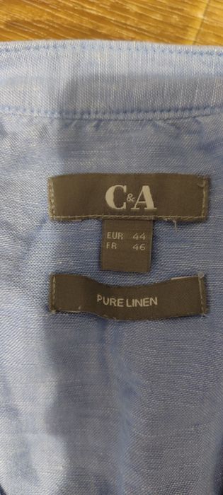 Сорочка чоловіча з коротким рукавом C&A pure linen