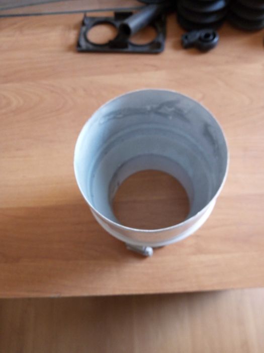 redukcja biała kominowa koncentryczna 125/90