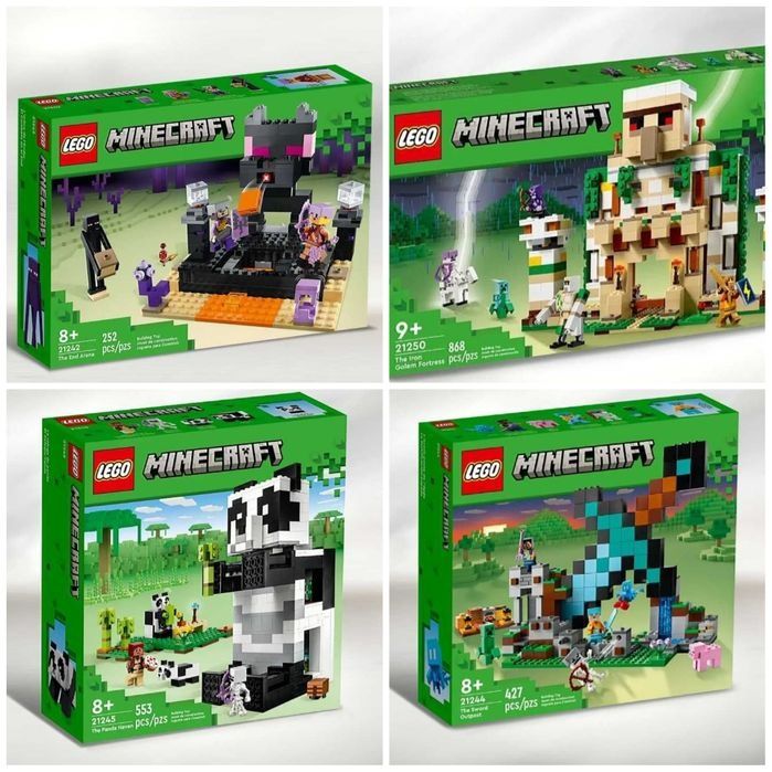 НЕ ЗНАЙТИ! 4 в 1 Конструктор lego Minecraft 21127 лего Майнкрафт 1000д