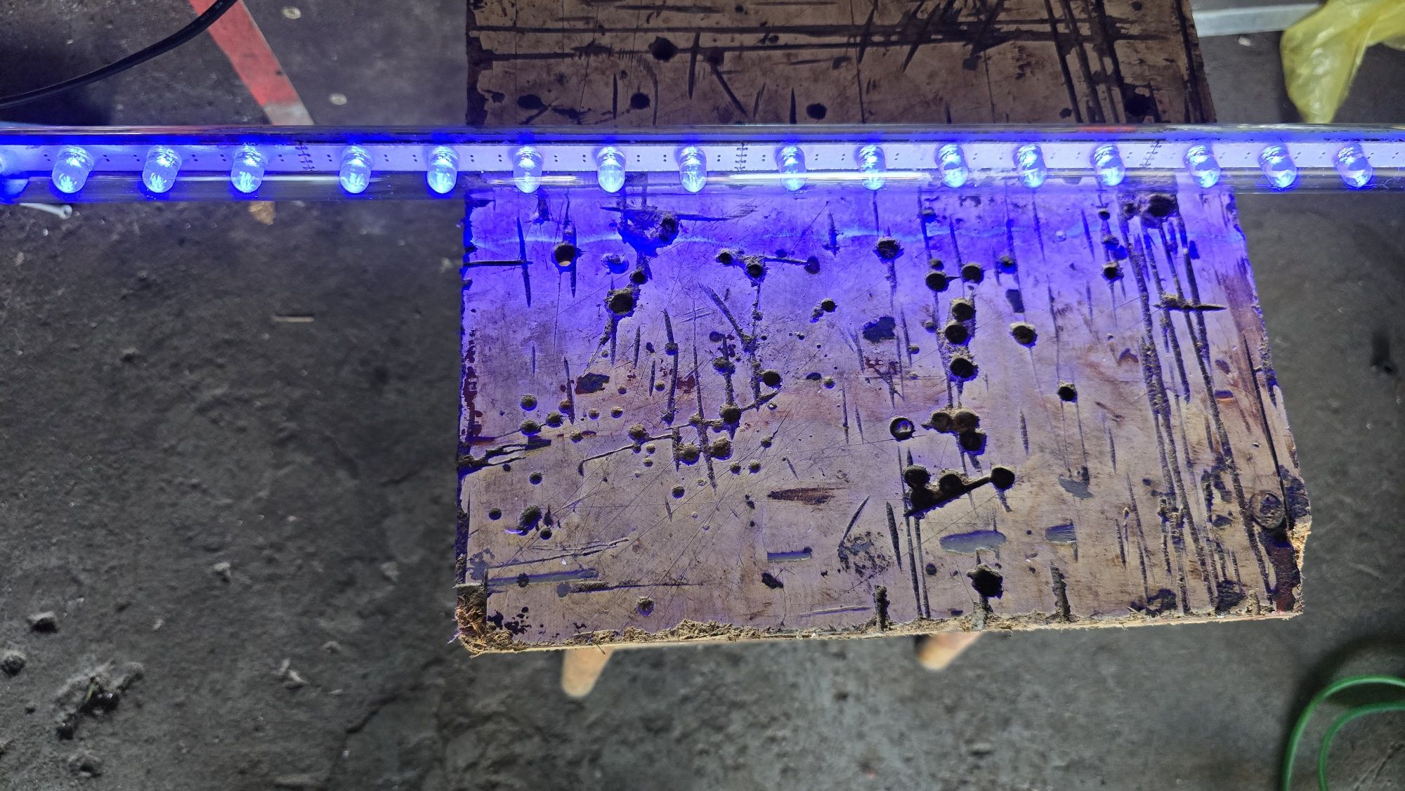 Akwarystyczna lampa belka Led nocna 80cm haqos
