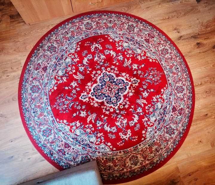 Okrągły dywan | Prawdziwa wełna