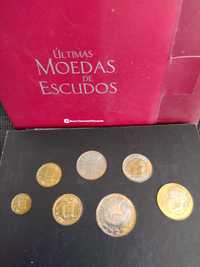 Últimas moedas de escudo 2001
