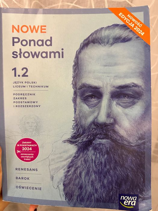 Podręcznik z języka polskiego Nowa Era Nowe Ponad Słowami 1.2