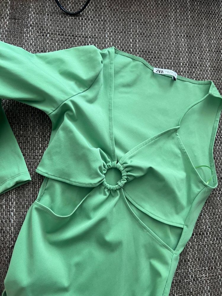 Боді……ZARA зелений