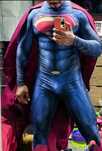 Fato Man of Steel Super Homem Cosplay