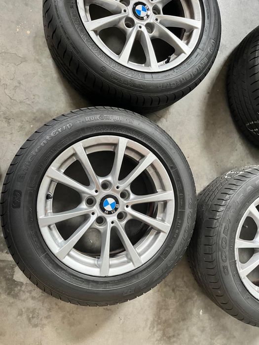 Jogo de Jantes originais BMW 16” + pneus goodyear 205/60r16 runflat
