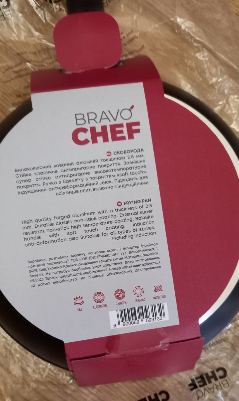 Сковорідка нова антипригарна
