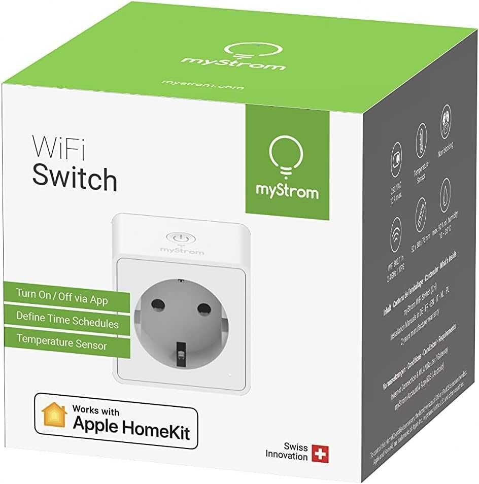 myStrom Gniazdko Wi-Fi Switch Alexa Apple Google Smart Home 16A 230V