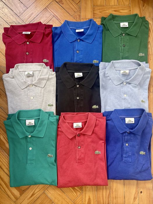 Polos de manga comprida da Lacoste