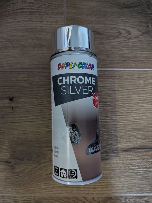 Lakier akrylowy w sprayu, chrome, silver