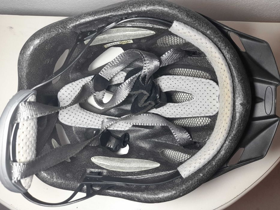 Capacete Crivit MTB Cinzento Ajustável - Excelente Estado!