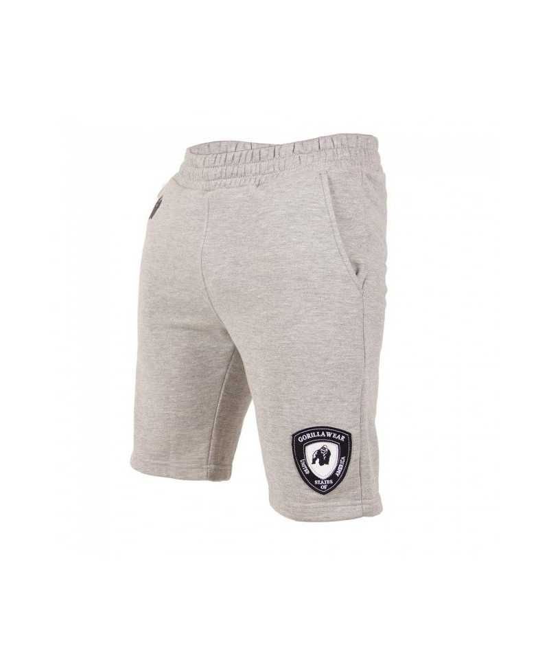 Gorilla Wear USA Los Angeles Sweat Shorts Szare Spodenki S L XXL