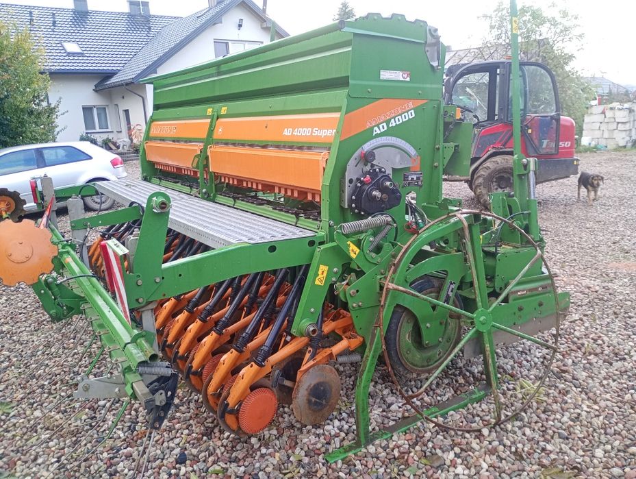 Amazone ad4000 agregat uprawowo siewny kg talerzowy ug3000 nova