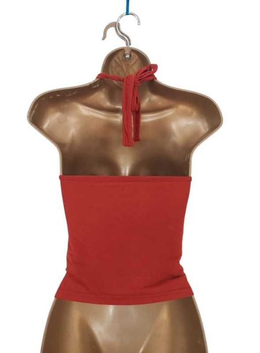 Vintage top wiązany na karku L