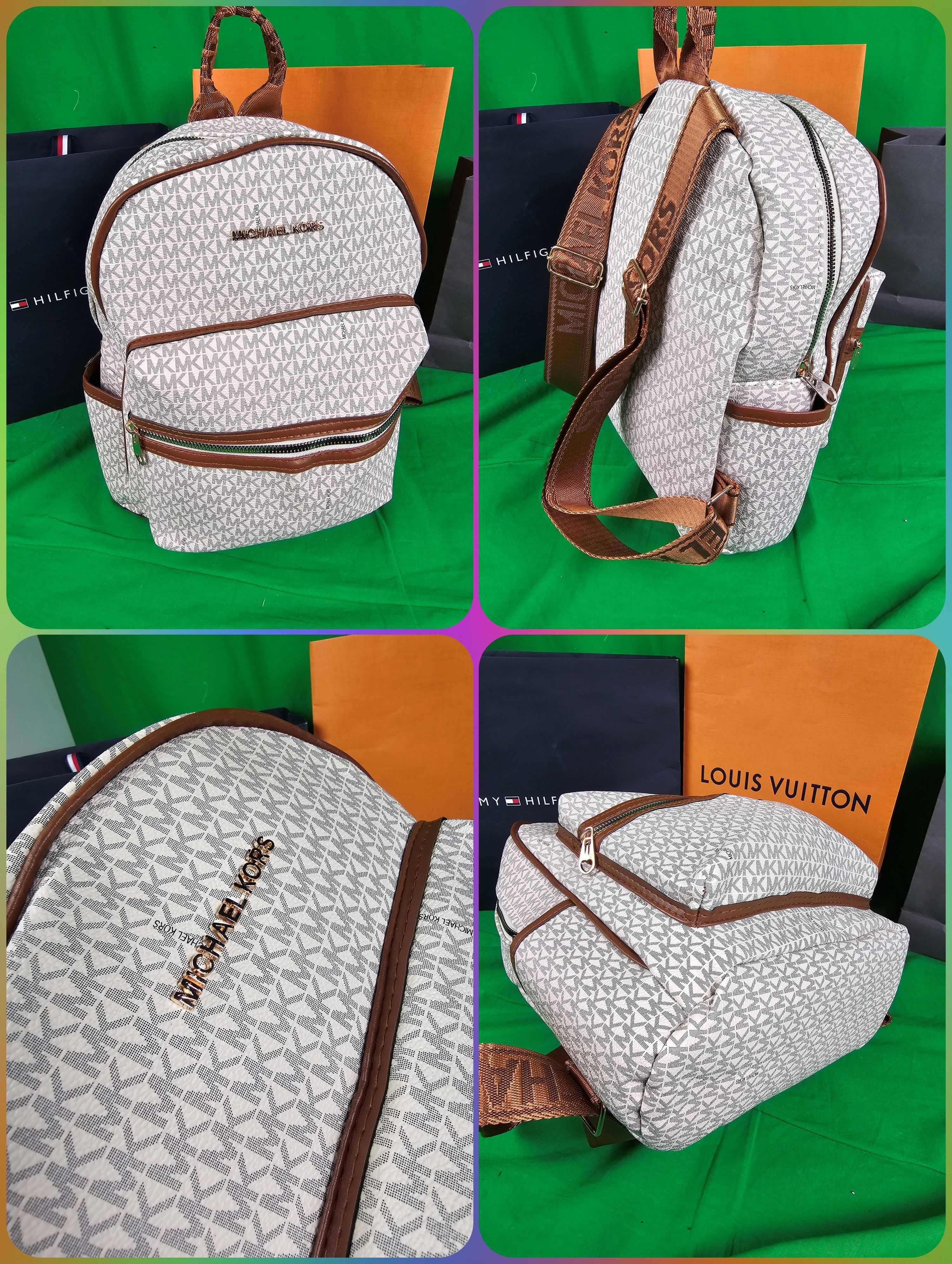 Plecak Guess duzy nowy logowany monogram Michael Kors premium