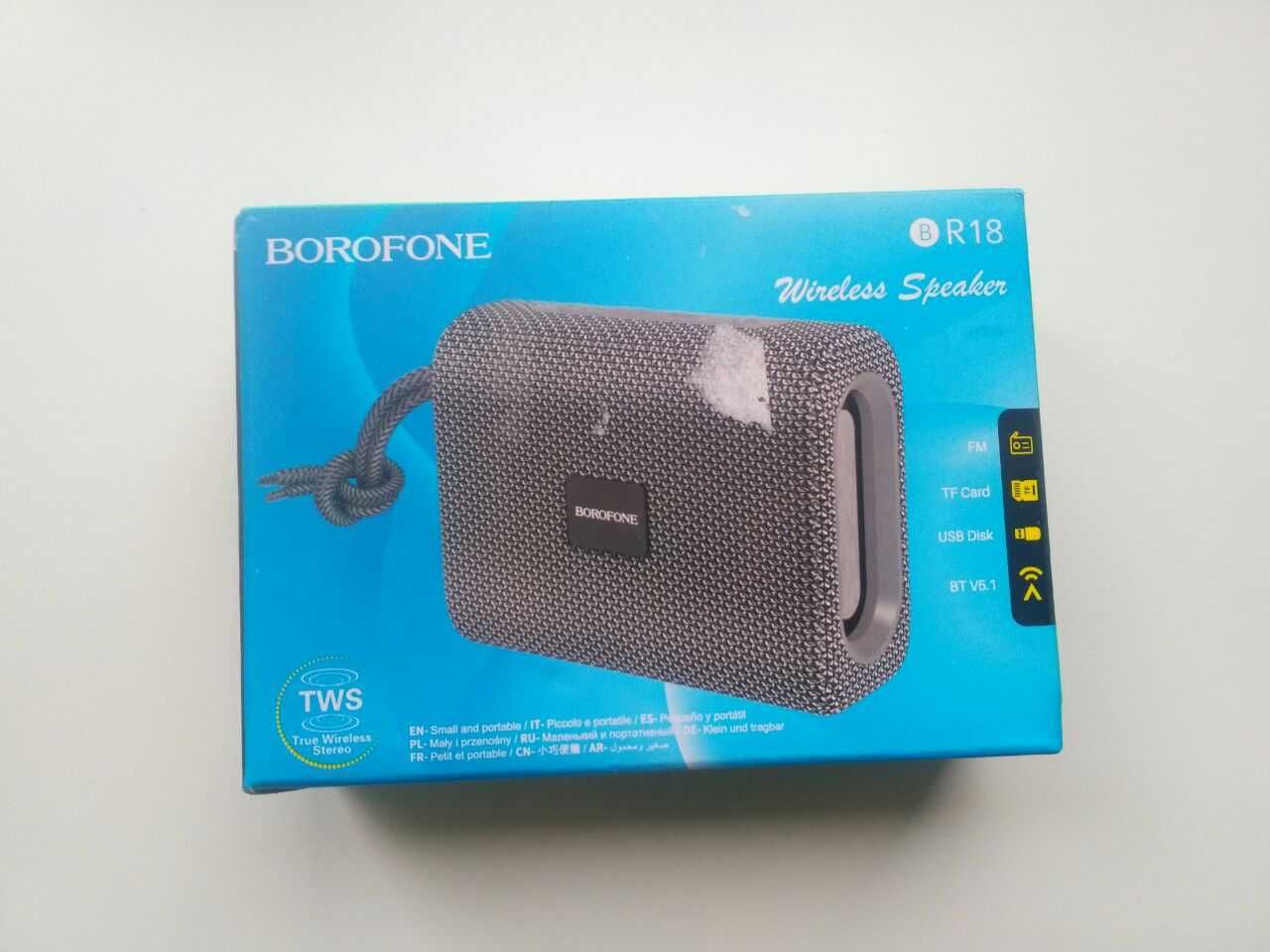 Акустична система Borofone BR18 Encourage sports BT speaker Grey