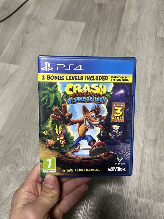 Crash Bandicoot n sane trilogy Игровой диск Playstation 4/5